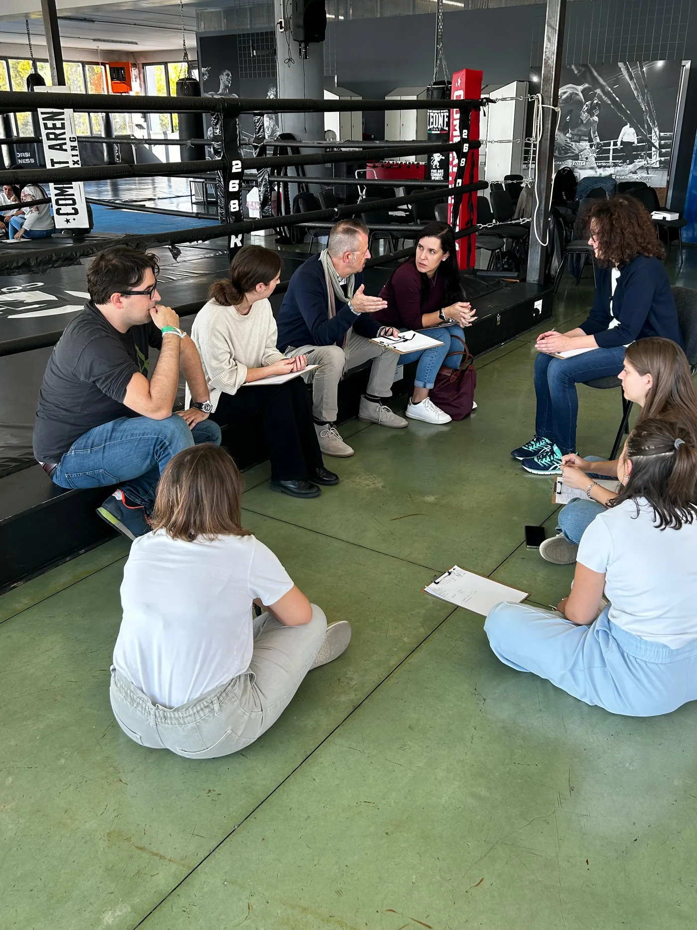 Team HR del Gruppo Battistolli durante un'attività formativa BeOx