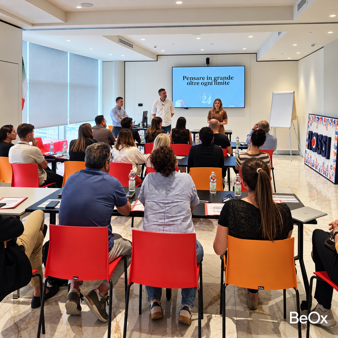 Partecipanti allo speech sulla resilienza della Rossi Sport Academy
