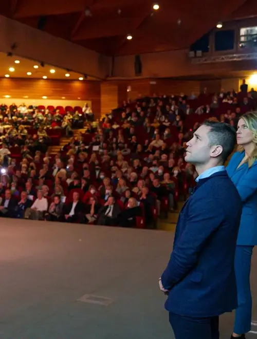Evento BeOx con pubblico in sala