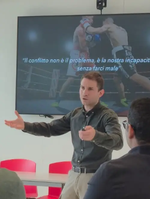 Formazione aziendale BeOx con metafora della boxe